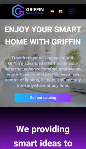 Griffin BMS Website Development Project | home-page |Mahan-Tech project