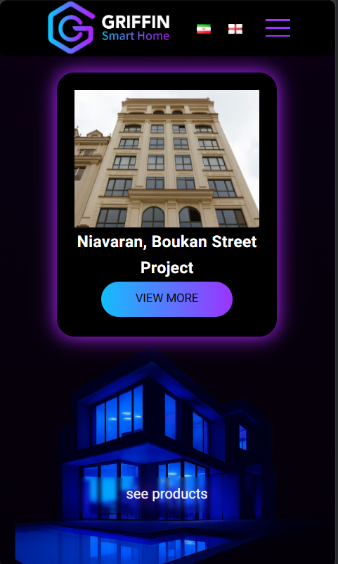Griffin BMS Website Development Project | archive-projects | Mahan-Tech project