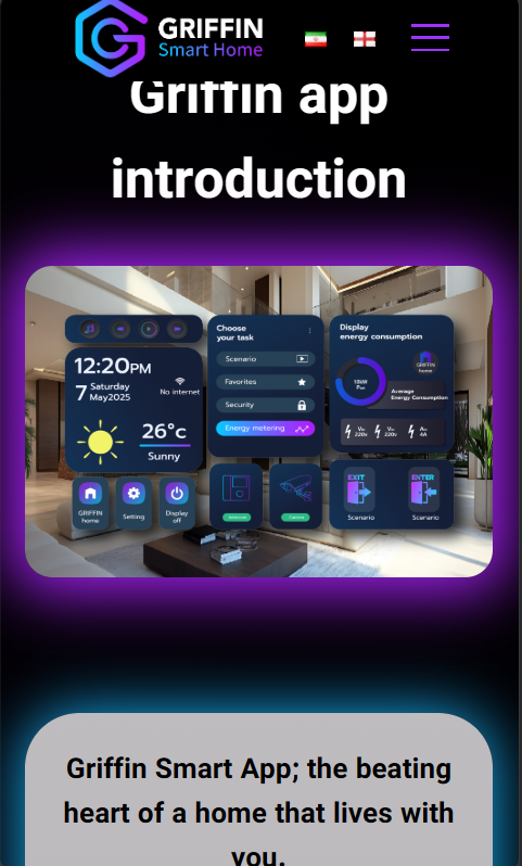 Griffin BMS Website Development Project | Griffin app | Mahan-Tech project