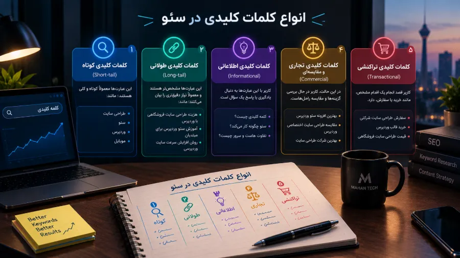 کلمات کلیدی درسئو | وبلاگ ماهان تک