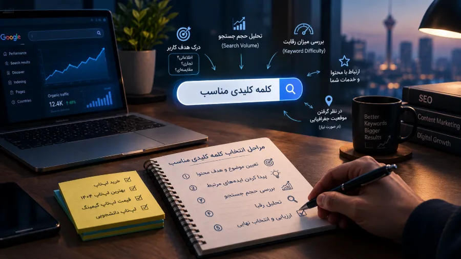 انتخاب کلمه کلیدی مناسب |وبلاگ ماهان تک